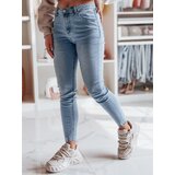DStreet Spodnie damskie jeansowe skinny SKINNIZA niebieskie | Shoptok.si