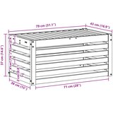  Vanjska stolica klupa Bijela 79 x 43 x 37 cm | Eponuda.com