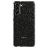 Spigen Liquid Crystal Glitter ovitek za Samsung Galaxy S21 FE G990 - prozoren z bleščicami | Shoptok.si