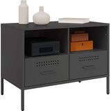  ormarići 2 kom crni 68 x 39 x 50,5 cm čelični | shoptok.hr