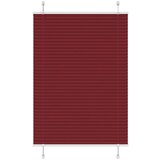 vidaXL Plisirana senčila Bordeaux Red 100x150 cm Širina tkanine 99,4cm | Shoptok.si