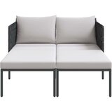  Ležaljka na suncu s jastukom Antracit 153 x 115 x 69.5 cm | shoptok.hr