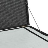  Vrtna kutija za pohranu crna 150 x 100 x 100 cm od poliratana | shoptok.hr
