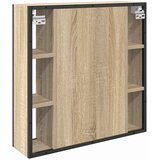  Ogledalo ormar Sonoma hrast 60 x 16 x 60 cm Konstruirano drvo | shoptok.hr