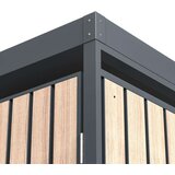  Westman - Spremište za 6 kanti za smeće s krovom za biljke Planta | 6x240L | 84x396x124 cm - BRANDED IN GERMANY | shoptok.hr