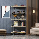 Conceptum Hypnose polica 90x180x34cm crno-hrast Cene