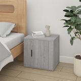  Noćni ormarići 2 kom boja dimljenog smeđi 50x39x47 cm | shoptok.hr