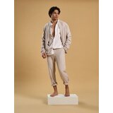 Sinsay Straight leg hlače s dodatkom lana | shoptok.hr