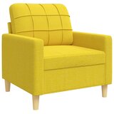  4-dijelni set sofa s tabureom i jastucima svjetlosivi tkanina | Eponuda.ba