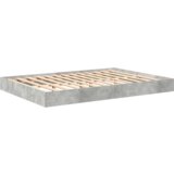  Krevetna polica s policom 2 pcs Beton siva 160 x 200 cm Melamin | shoptok.hr
