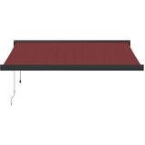 vidaXL Avtomatsko zložljiva tenda bordo 350x250 cm | Shoptok.si