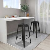  Složivi barski stolci 2 kom crni metalni | shoptok.hr