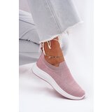 Boto Slip On Fabric Sports Shoes Women Black Minstina | shoptok.hr