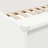  Postelja na vzkraj za otroke Bela 80 x 200 cm Konstruiran les, (5000137007) | Shoptok.si