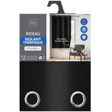 Douceur d intérieur Crna termo izolacijska/za djelomično zamračenje zavjesa od mikrovlakana 135x180 cm Micropolar – | shoptok.hr