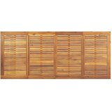  Stol za vrt Siva 200 x 90 x 75 cm Čvrsto drvo akacije | shoptok.hr