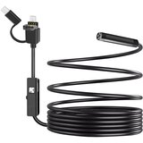 AVIZAR Endoskop za pametni telefon in računalnik, vodoodporen IP67, USB-C / mikro USB / kamera z več vrati - dolžina 2 m, (5000071339) | Shoptok.si