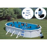 Gre Ovalni montažni bazen – set 7,3X3,75X1,32 – 4 m3/h | Eponuda.com
