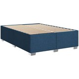  Krevet s oprugama i madracem plavi 140 x 190 cm od tkanine | shoptok.hr