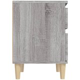  Noćni ormarići 2 kom boja dimljenog smeđi 40x35x50 cm | Eponuda.com