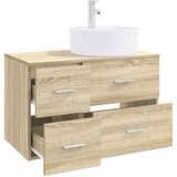  Set namještaja za kupaonicu 2 kom. Hrast sonoma Smeđa 49,5 x 44,5 x 76 cm | shoptok.hr