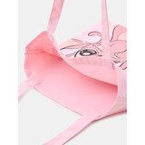 Sinsay Platnena shopper torba s printom Stitch | shoptok.hr