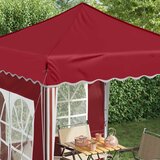  Rastezljivi šator za zabave 195 x 195 x 245 cm Tamno crvena | shoptok.hr