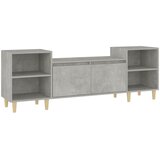 Maison Chic TV omarica - TV stojalo - Televizijska omarica betonsko siva 160x35x55 cm inženirski les, (21699262) Cene