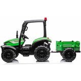 Lean Toys Otroški električni traktor BLT-206 24V 400W Zelena lea | Shoptok.si