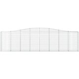  Lučne gabionske košare 9 kom 400x30x100/120cm pocinčano željezo | shoptok.hr