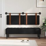  Držeće uzglavlje Zidne Crna 130 x 55 x 5 cm Antikni PU | Eponuda.com