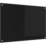 Kuhinjski zid Crna 90 x 60 cm Staklo otporno na udarce | shoptok.hr