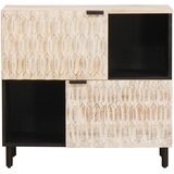  Kreveta Finš bijelog pranja 80 x 33 x 75 cm Čvrsto drvo manga | shoptok.hr