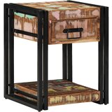  Noćni ormar Šareni 40 x 40 x 50 cm Čvrsto drvo iz reciklaže | Eponuda.com