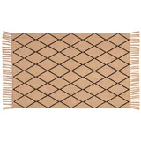 Wenko kupaonski tepih od svijetlosmeđe jute Calama, 50 x 80 cm