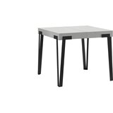 Itamoby   Rio (90x90/246 cm) - bela, barva nog: antracit - raztegljiva jedilna miza, (20843058) Cene