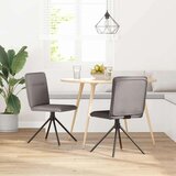  Jedilni stoli 2 kosa taupe blago, (21822305) | Shoptok.si