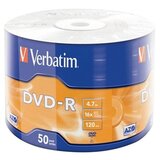 Verbatim DVD-R 4.7GB 16X 4.7GB 1/50 DL WRAP/43791 | ePonuda.com