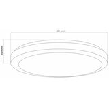  LED prigušiva stropna svetiljka MARIAN LED/72W/230V 3000-6000K + daljinski upravljač | Eponuda.com