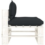  Srednja vrtna sofa od paleta s antracit jastucima drvena | shoptok.hr