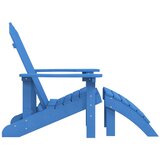  Vrtna stolica Adirondack s osloncem za noge HDPE boja vode | shoptok.hr
