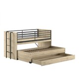Vipack Pograd/z dodatnim ležiščem otroška postelja z letvenim dnom 90x200 cm v naravni barvi Sam – | Shoptok.si