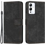 INORCO Za Infinix Note 12 5G/Note 12 Pro 5G PU usnjena torbica za telefon na dotik s črtami, natisnjeno stojalo za denarnico, (22035004) | Shoptok.si