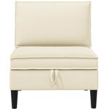  Srednji sofa s ladicom Krem Baršun | shoptok.hr