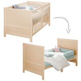 Roba Otroška posteljica z nastavljivo višino 70x140 cm v naravni barvi Easy Sleep – | Shoptok.si