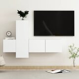 The Living Store Komplet TV omaric 3-delni bela iverna plošča - TV Omarica, (21434629) | Shoptok.si