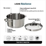 Five LONAC S POKLOPCEM RESILIENCE INOX 24CM | shoptok.hr