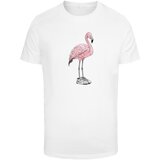 MT Men Men's T-shirt Flamingo Baller - white Cene