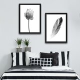 Wallity slika flower feather, 2 dela, 30 x 40 cm Cene