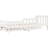  Dnevni krevet s ladicama bez madraca 90x200 cm masivno drvo | shoptok.hr